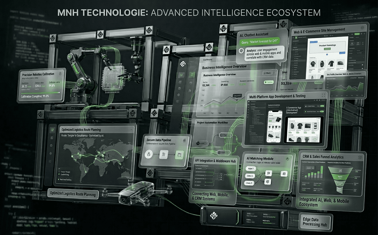 MNH Technologie premium digital solutions hero visual